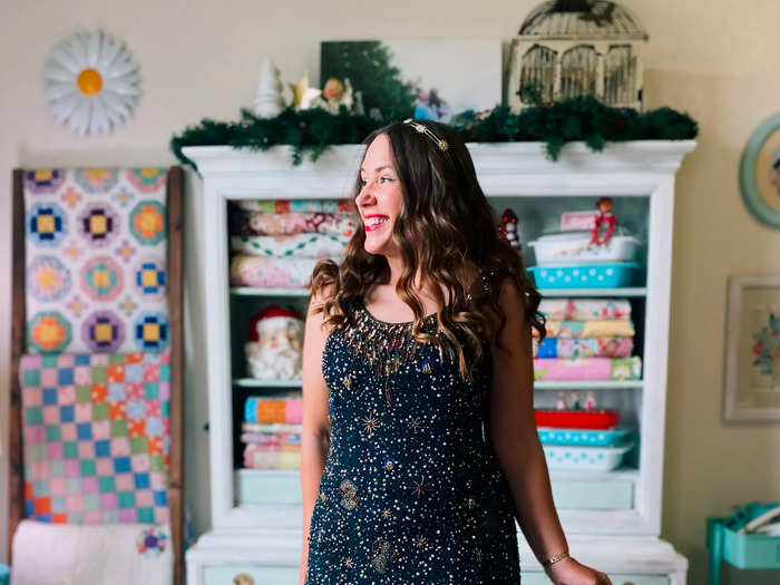 Trantham described her holiday style as "classic with a little bit of vintage and whimsy."