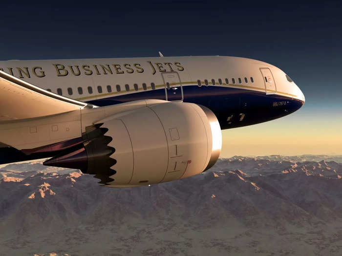 The BBJ 787-8 and BBJ 787-9 Dreamliners...