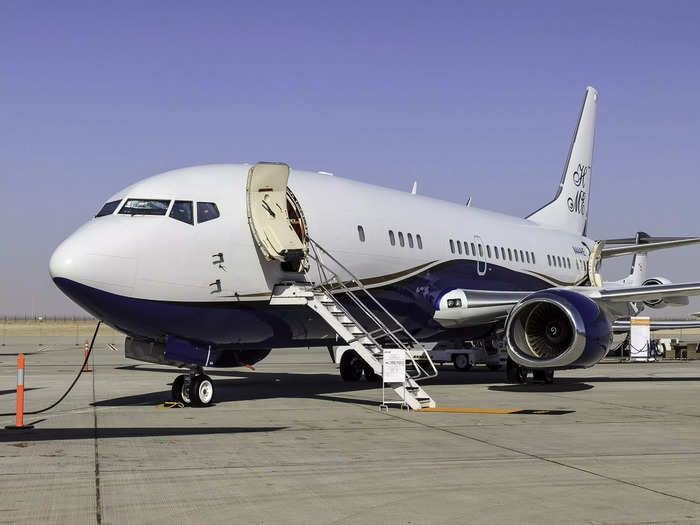 From the beginning, BBJs have included integrated air stairs that allow the plane to access airfields that lack ground support equipment. Moreover, the 737 can operate at small airports with short runways.