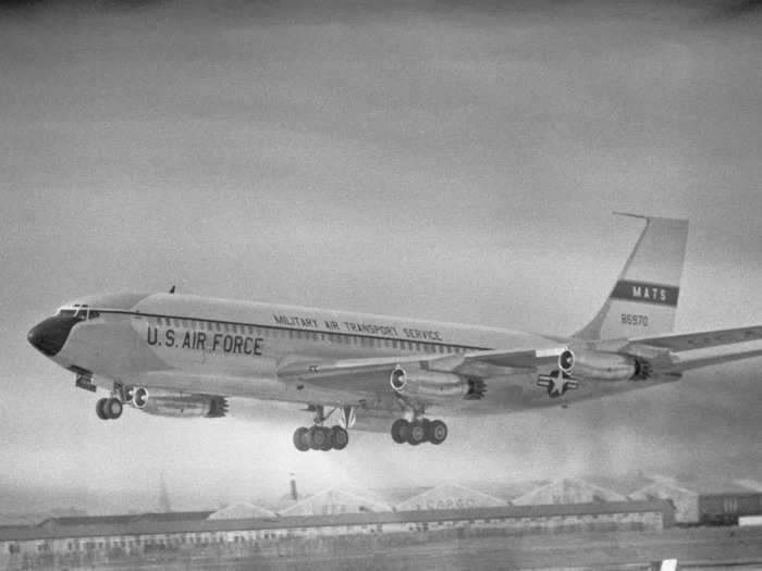 President Eisenhower also had private planes manufactured by Boeing at his disposal. Specifically, he had three VC-137s, the Air Force derivative of the 707, and was the first to use the "Air Force One" call sign.