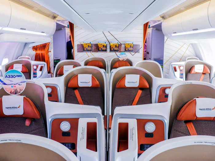 The average Airbus A330-800neo can seat between 220 and 260 passengers in a three-class configuration, according to Airbus.