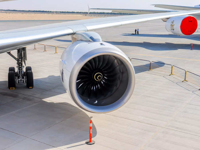 Powering the A330neo family is the Rolls-Royce Trent 7000 that Airbus says helps reduce fuel consumption and emissions by "25% compared to its previous-generation aircraft." Also aiding in its efficiency are new wings with composite winglets.