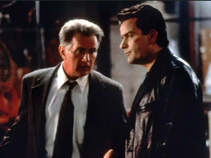 Martin and Charlie also played father and son in 1998 crime thriller "No Code of Conduct."