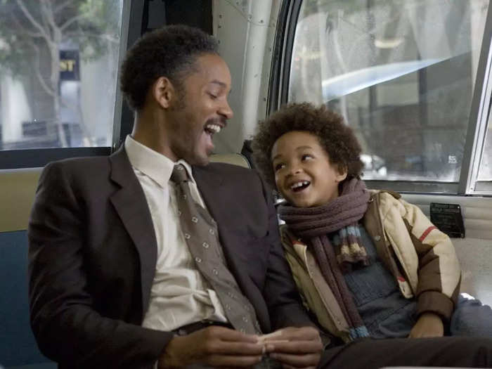 Will and Jaden Smith have played father and son twice. First, in 2006