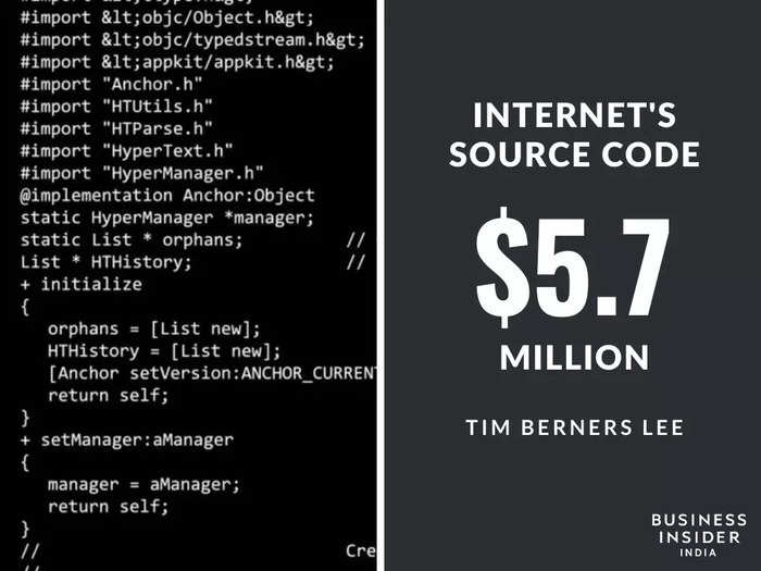 The Internet’s Source Code – $5.7 million