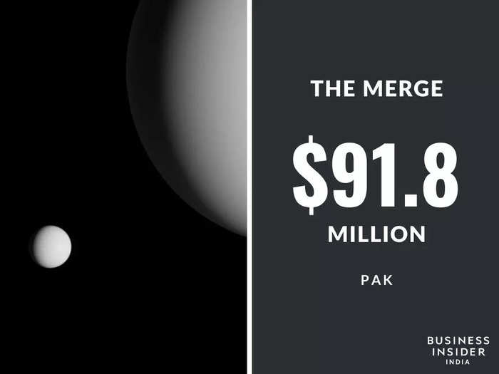 The Merge – $91.8 million