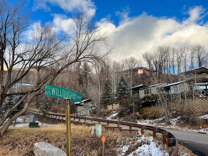 At the bottom of Red Mountain is Willoughby Way, which Compass real estate agents Heidi Houston and Doug Leibinger told Insider is considered the most sought-after street in all of Aspen.