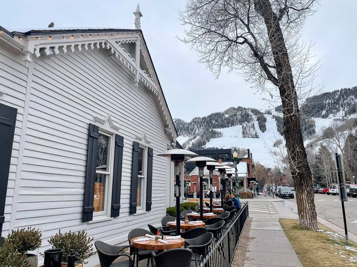 I arrived at the small, charming restaurant on a chilly December day. From the outside, the restaurant fits right in with Aspen