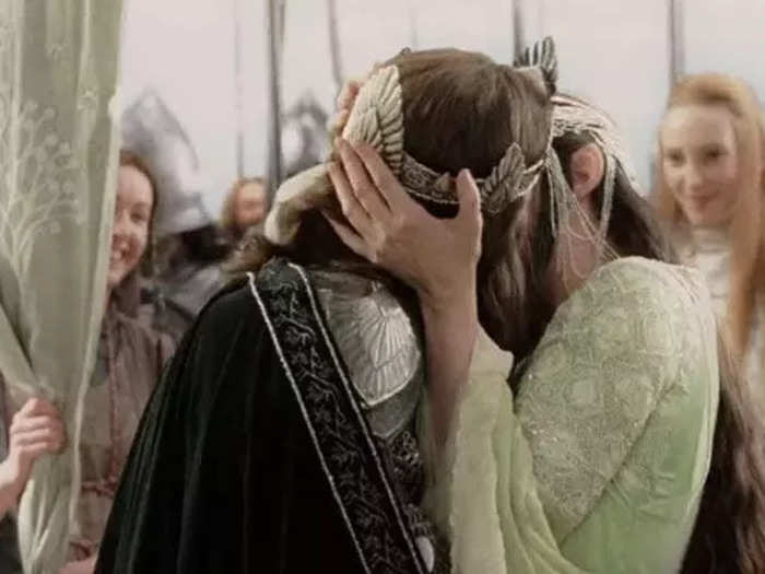 Arwen and Aragorn at Aragorn