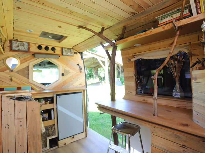 While the process of converting a van was enjoyable, the couple said it was not without its challenges.