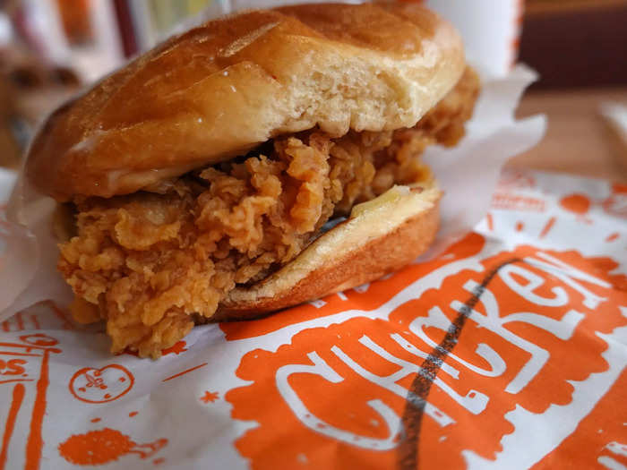 In 2019, Popeyes introduced its now-iconic classic chicken sandwich to the menu, which sold out two weeks later. It went viral, prompting one fan to list a sandwich on eBay for $7,000.