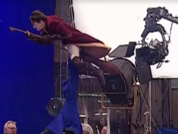 One of the challenges of the films was figuring out how to portray quidditch on screen.