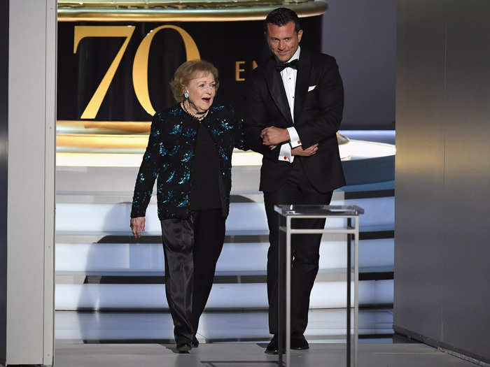 Betty White was honored at the 2018 Emmy Awards for over 80 years in the industry.