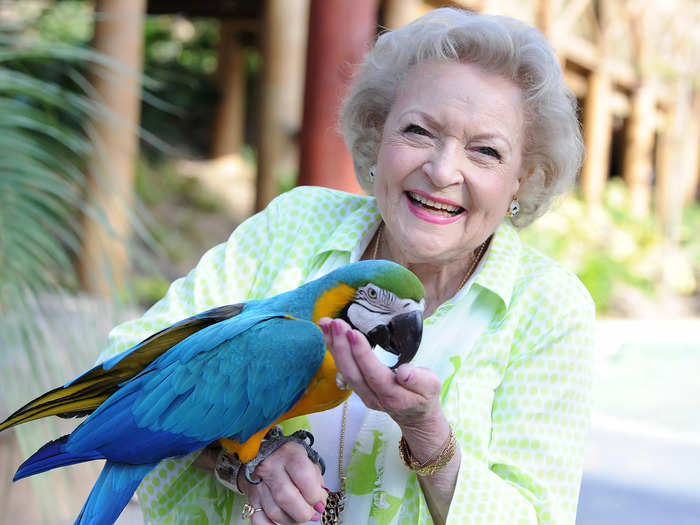 The Guinness World Records recognized Betty White in 2013.