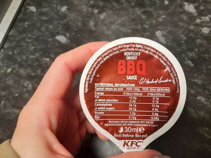 KFC is famous for its gravy, but sadly this isn