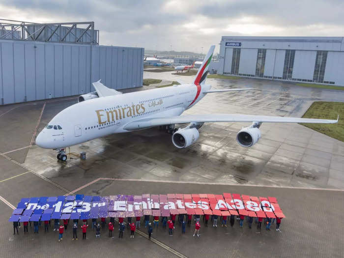 Emirates has received its final A380 from Airbus, which ended production of the aircraft with the delivery.