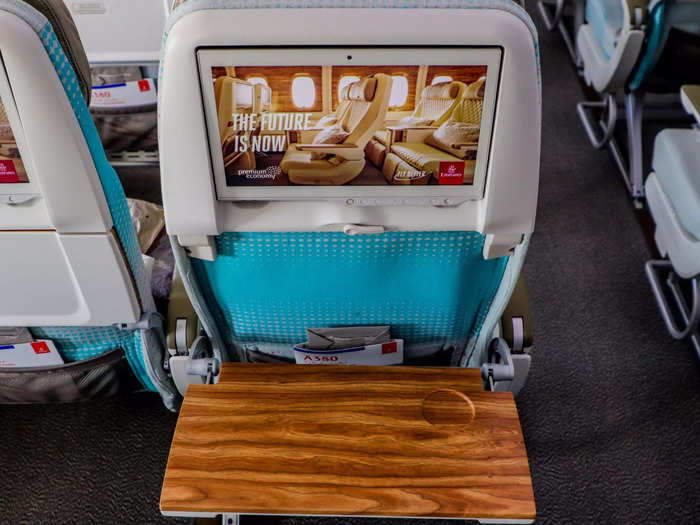 In-flight entertainment screens, however, remain the same size at 13.3 inches.