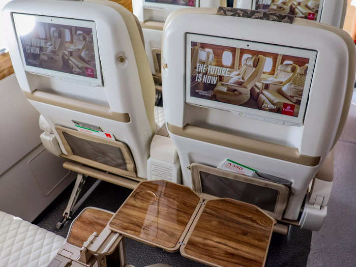 Emirates is saving the premium economy class-equipped aircraft for long-haul destinations including London, Paris, New York, and Frankfurt, Germany.