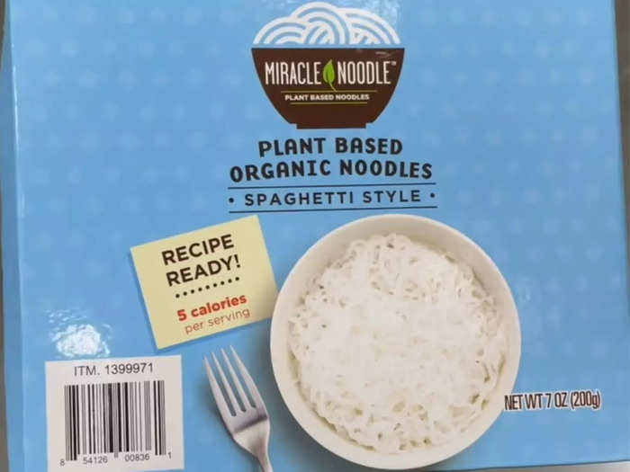 Miracle Noodle ready-made noodles are perfect for quick meals.