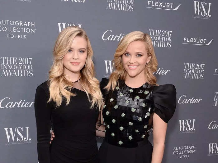 Ava Phillippe looks just like her mom Reese Witherspoon — especially when they coordinated in black minidresses and matching heels for an awards event that year.