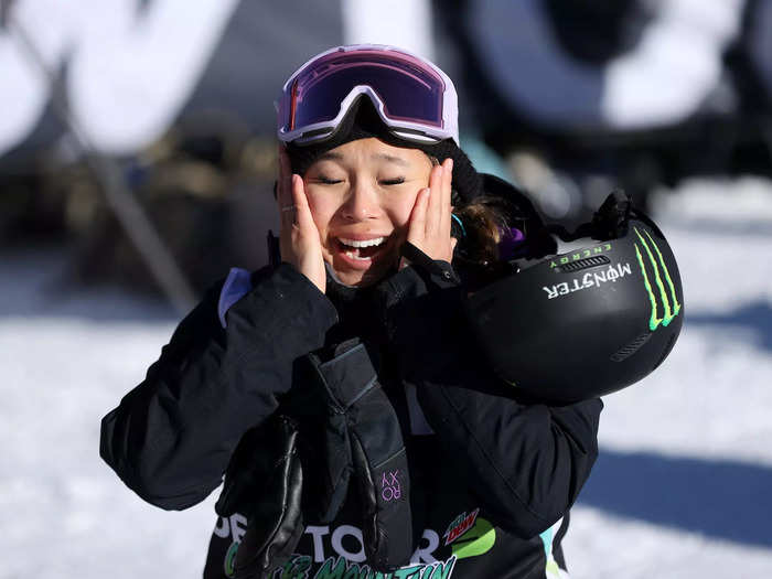 12/19: Chloe Kim reacts to winning the Dew Tour women