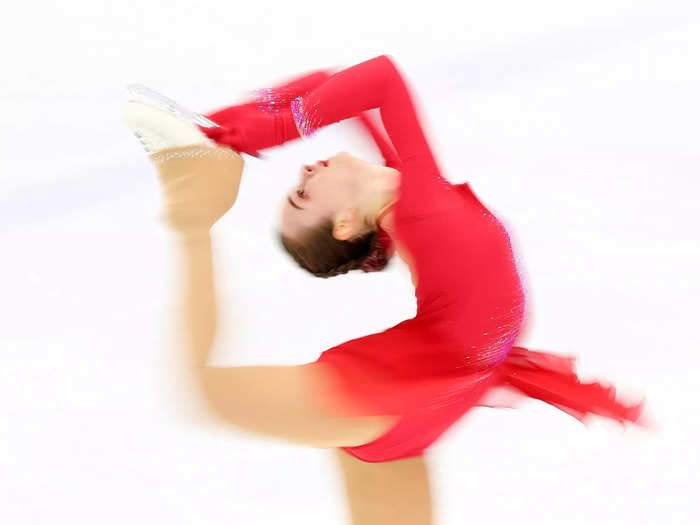 12/2: Annalise Jones competes in the Junior Women Short Program of the British Figure Skating Championships in Sheffield, England.