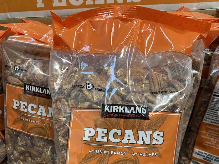 Pecans are tasty and stay fresh in the freezer.