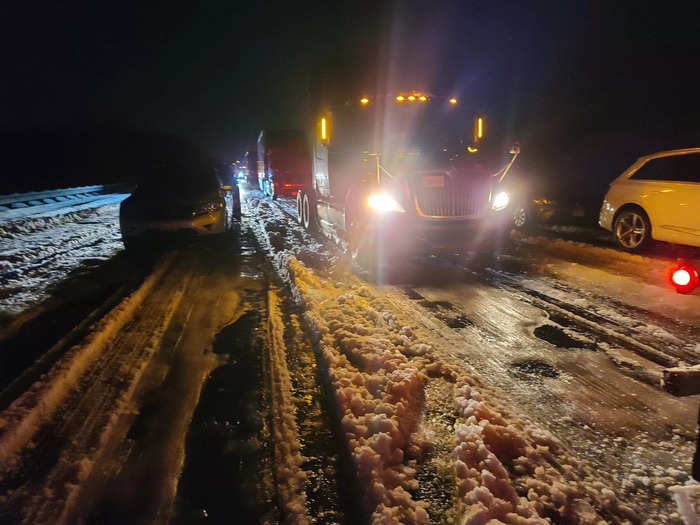 With a 200 gallon tank, Marchand estimated that he had about 96 hours worth of fuel to use. Passenger vehicle drivers would be dealing with far less.