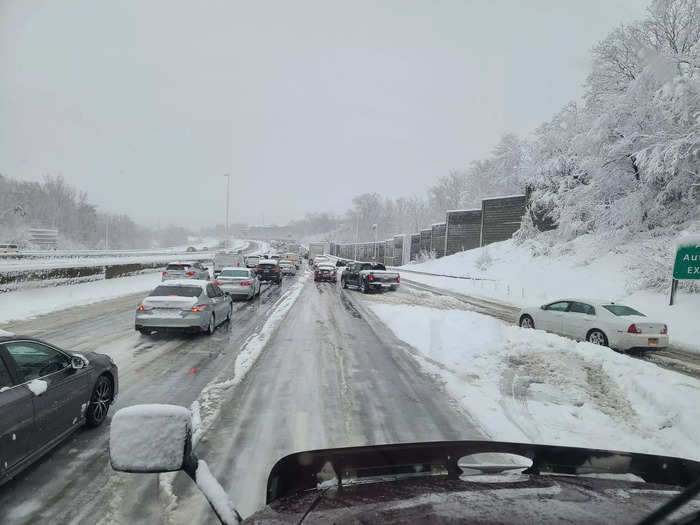 "Once I got to the Virginia line, it got much worse," he said. "You could tell that they hadn