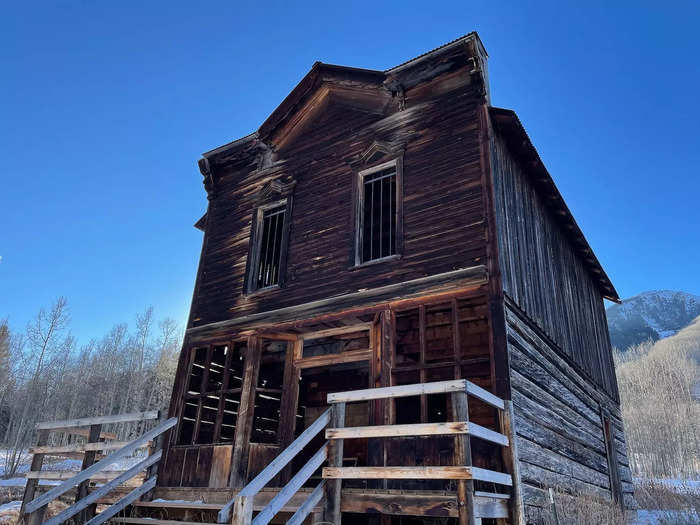 At the very end of the dirt road was the ghost town