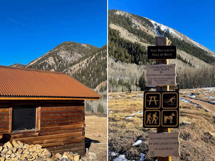 The first wood cabin I saw was Ashcroft