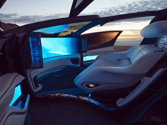 Cadillac said that, like the two other concept cars in the Halo portfolio, the InnerSpace