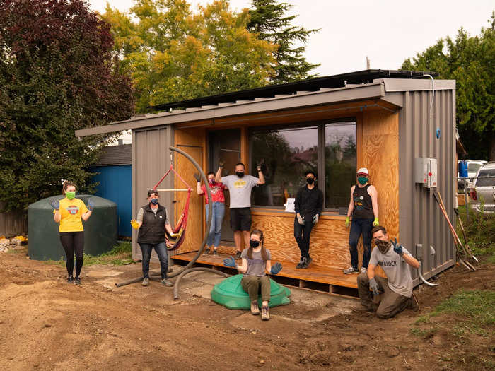 A prefab unit costs $75,000, and the building process produces almost zero waste.