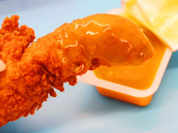 It coated the chicken tender perfectly.