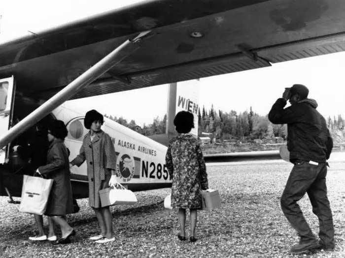 Continuing through the 20th century, pilots were a lifeline for remote villages, regularly flying supplies, food, and people to and from hard-to-reach places across the state, many of which were detached from roads and had only ever been explored on foot.