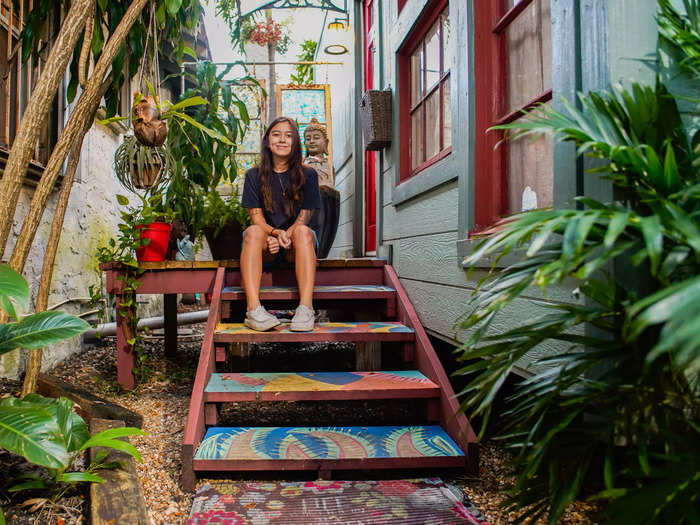 For just over $100 a night, I stayed in a 250-square-foot tiny home in Miami on Airbnb that was full of space-saving hacks.