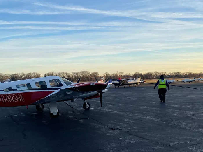 Security is so minimal at these airports that many customers have the option to pull their car straight up to the aircraft instead of walking from the parking lot, meaning they can be off the ground within minutes of arriving at the airport.