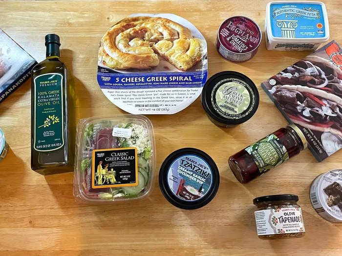 I had my parents sample 15 different Greek products from Trader Joe