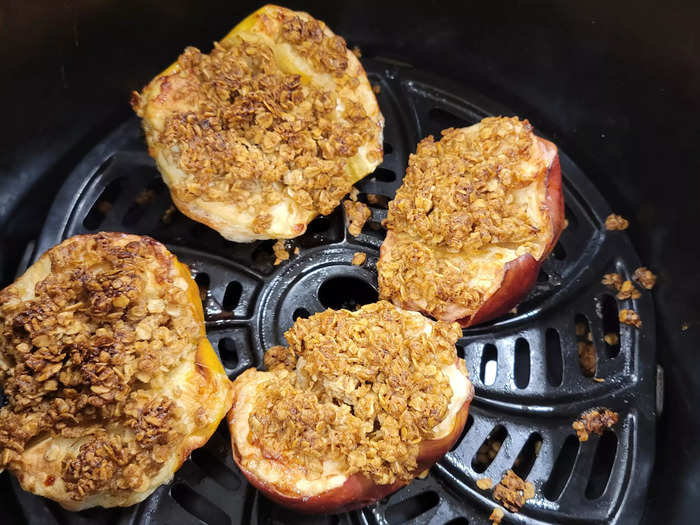 Baked apples are a favorite of ours and are so easy to adjust to most dietary preferences.