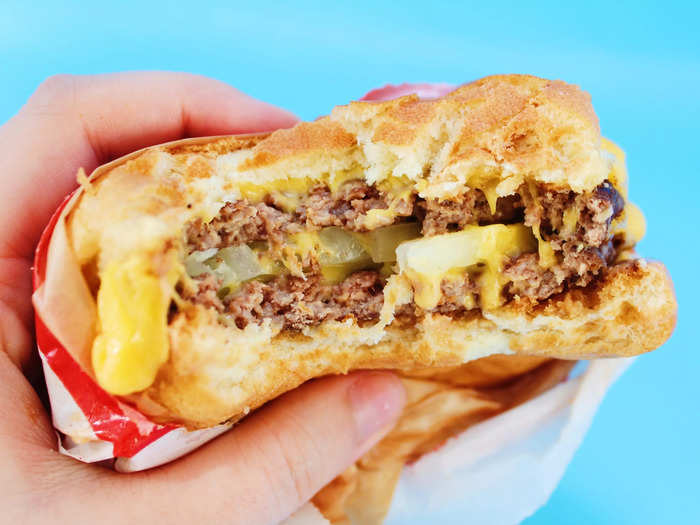 The onions and special sauce added a lot of flavor to the burger, and I really liked how the two beef patties were perfectly coated in cheese.