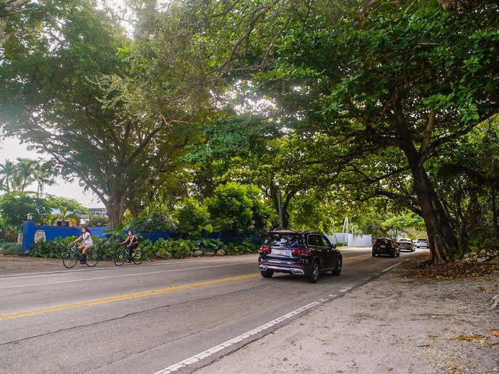 Riding bikes is the best way to see the neighborhood, Conde Nast reports. After seeing people riding down the streets, I agree.