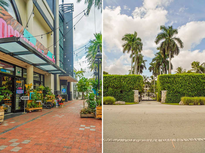 The neighborhood is so big, I visited it twice. On the first day, I explored the residential parts of the neighborhood. On the second, I wandered busy streets full of shops, businesses, and hotels.