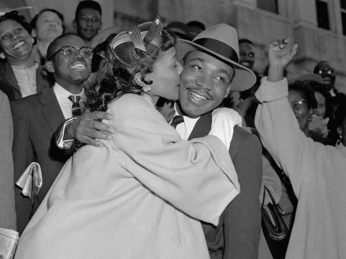 Dr. King and his wife had an unusual honeymoon.