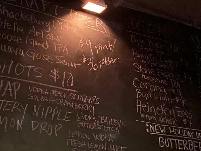 I thought Henrietta Hudson had the most unique drinks of the three bars.