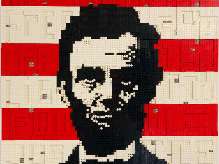 Ewud said her art was originally inspired by a dream she had one night in 2016, in which she created a "LEGO Lincoln." She thought it to be so brilliant that she pulled herself out of a deep sleep to write it down.