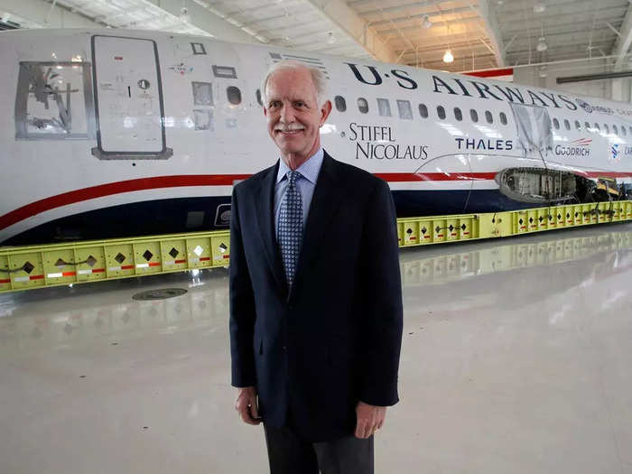 Sully spoke at the museum in June 2011 for the plane