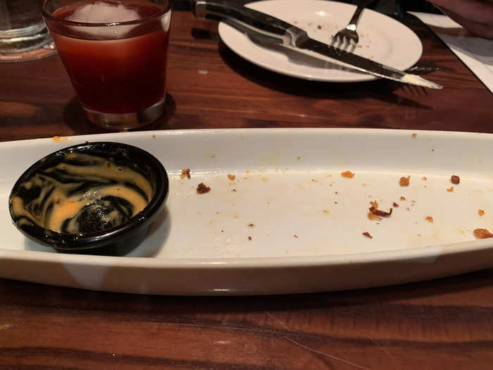 We finished the whole dish, which was clearly meant for a larger group than the two of us.