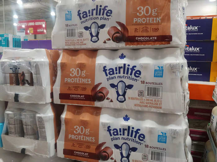 Fairlife high-protein chocolate milk is a heavenly treat.