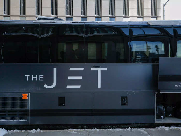 Boarding and departing the bus in an uncrowded outdoor area was an underrated luxury.