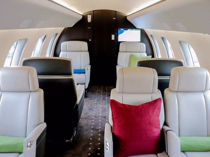 The entire aircraft has an at-home feeling which is necessary given the long flights of which the Global 7500 is capable.